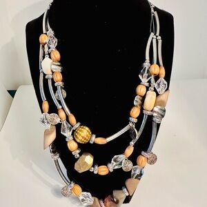 Elegant Chicos Multi-Color Beaded Necklace